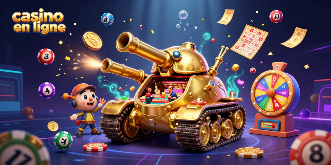 Jouez dans un casino en ligne immersif avec des éléments ludiques animés et un design captivant.