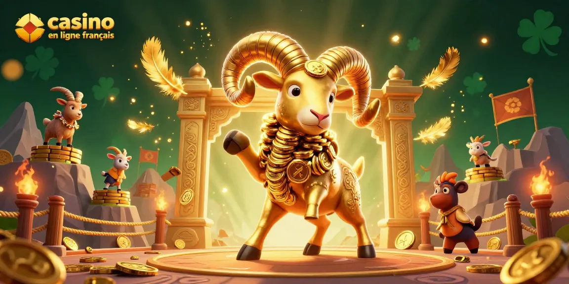 Profitez de l'expérience immersive du casino en ligne français avec ce visuel captivant de jeux et de gains.