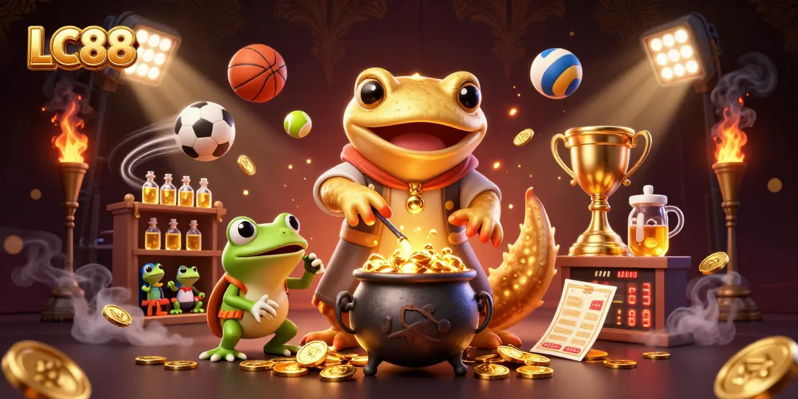 LC88 transforms base metals into gold coins with a golden alchemist and fish-themed action elements.