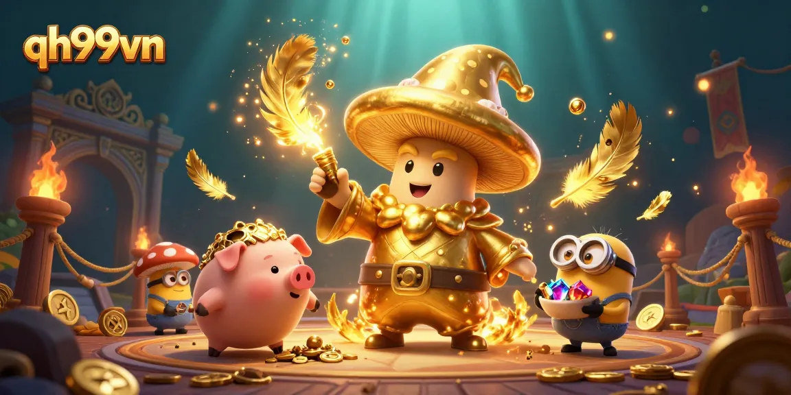Experience thrilling magic and adventure in qh99vn's dynamic casino world with treasure and excitement.