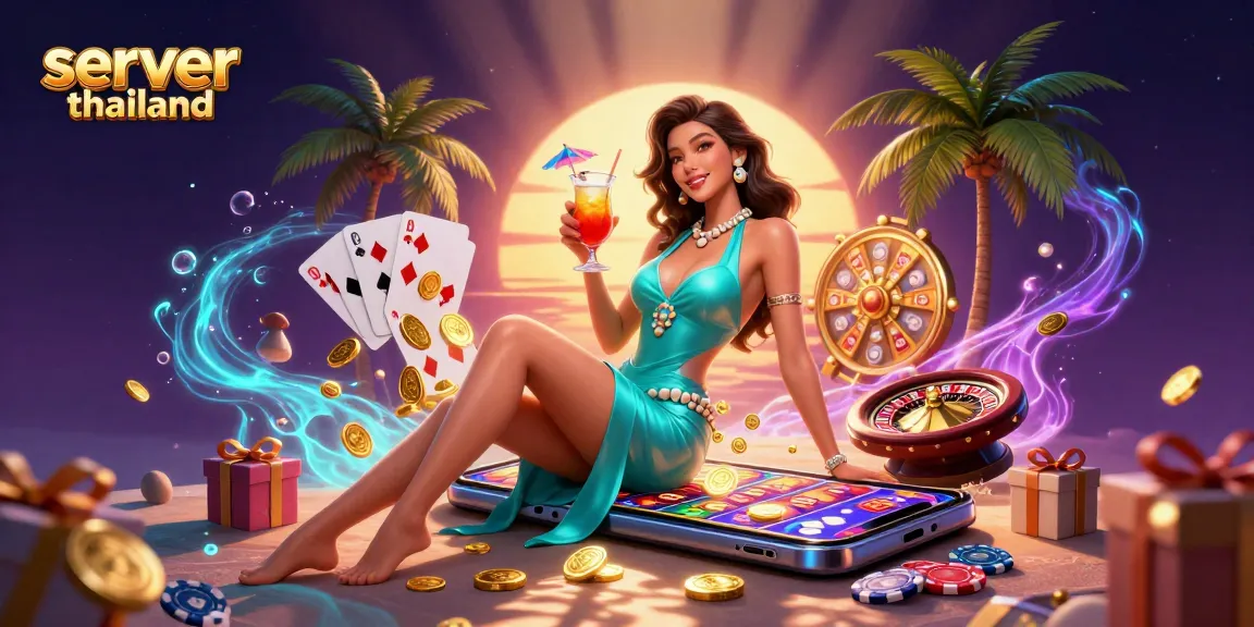 Spin the reels vividly at server thailand while winning prizes in a vibrant beach casino.