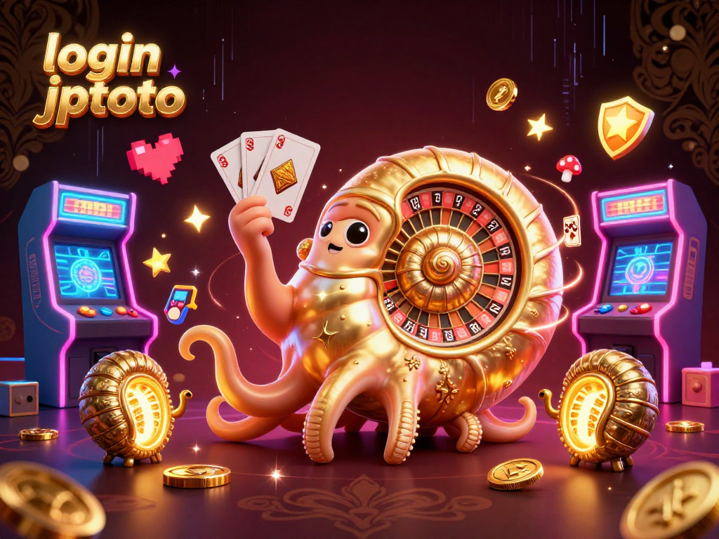 Experience the exciting features of login jptoto with a dynamic 3D casino illustration
