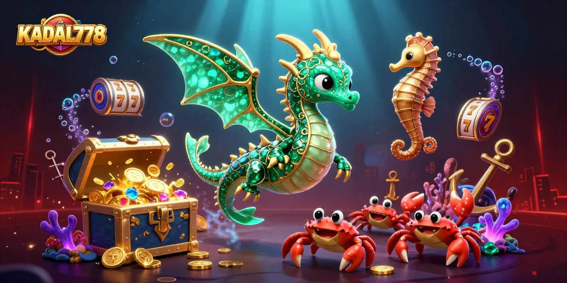 KADAL778 immerses players in vibrant online gaming with thrilling slot reels and underwater prizes.