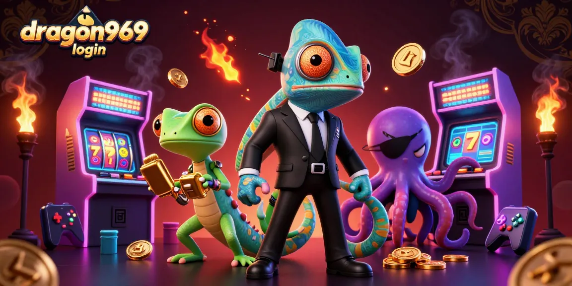 Engage with thrilling gameplay at dragon969 login with vibrant 3D characters and casino elements.
