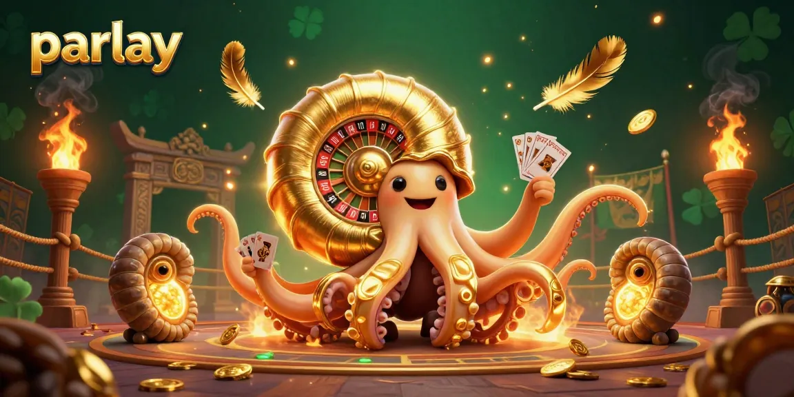 Experience the thrill of parlay betting with a vibrant 3D digital illustration showcasing exciting casino elements.