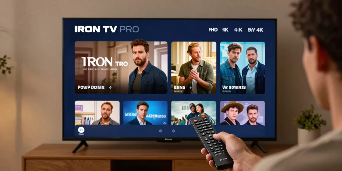 Iron tv pro - Service IPTV premium offrant qualité HD & 4K sur tous les appareils.