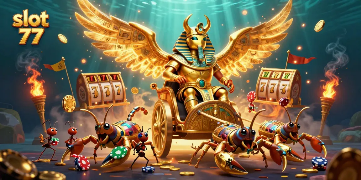 Experience thrilling wins with slot 77 and dynamic casino action featuring vibrant symbols and rich visuals.