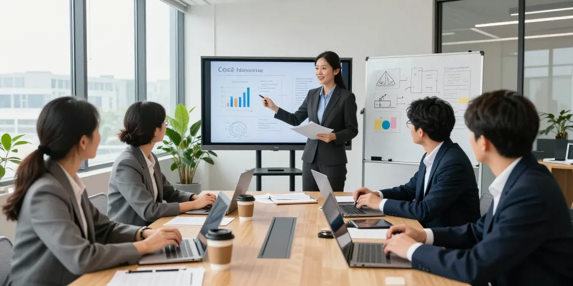 Promote your servises startups through effective collaboration in a modern office environment, showcasing team engagement and strategy.
