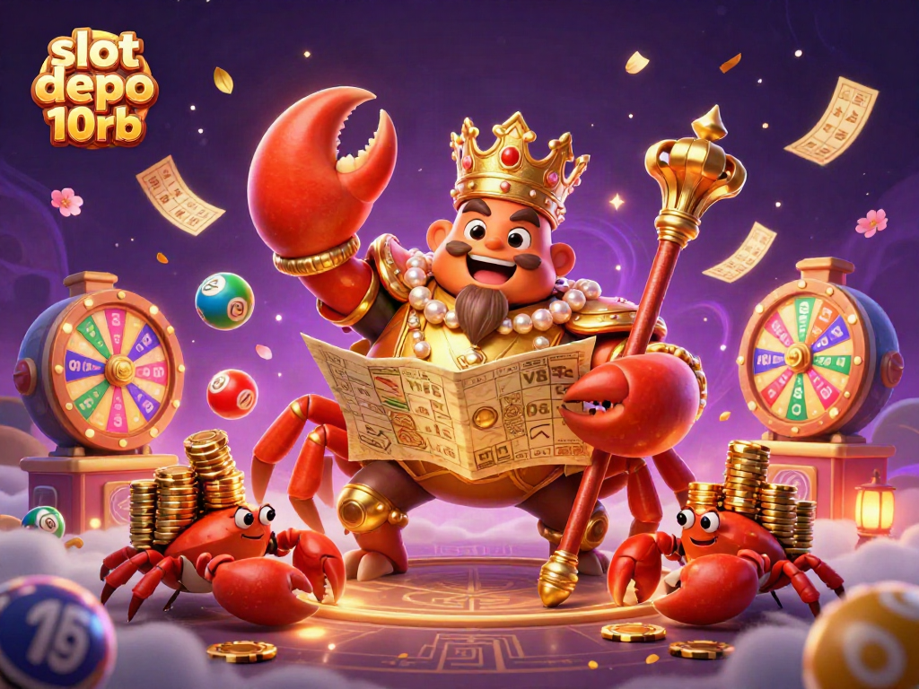 Play exciting games with slot depo 10rb featuring a golden crab emperor and thrilling lottery elements.