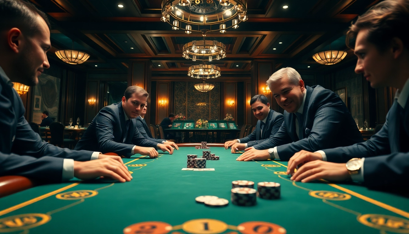 Experience the excitement of deposit cepat totoplay88 at a high-stakes poker table in a vibrant casino.