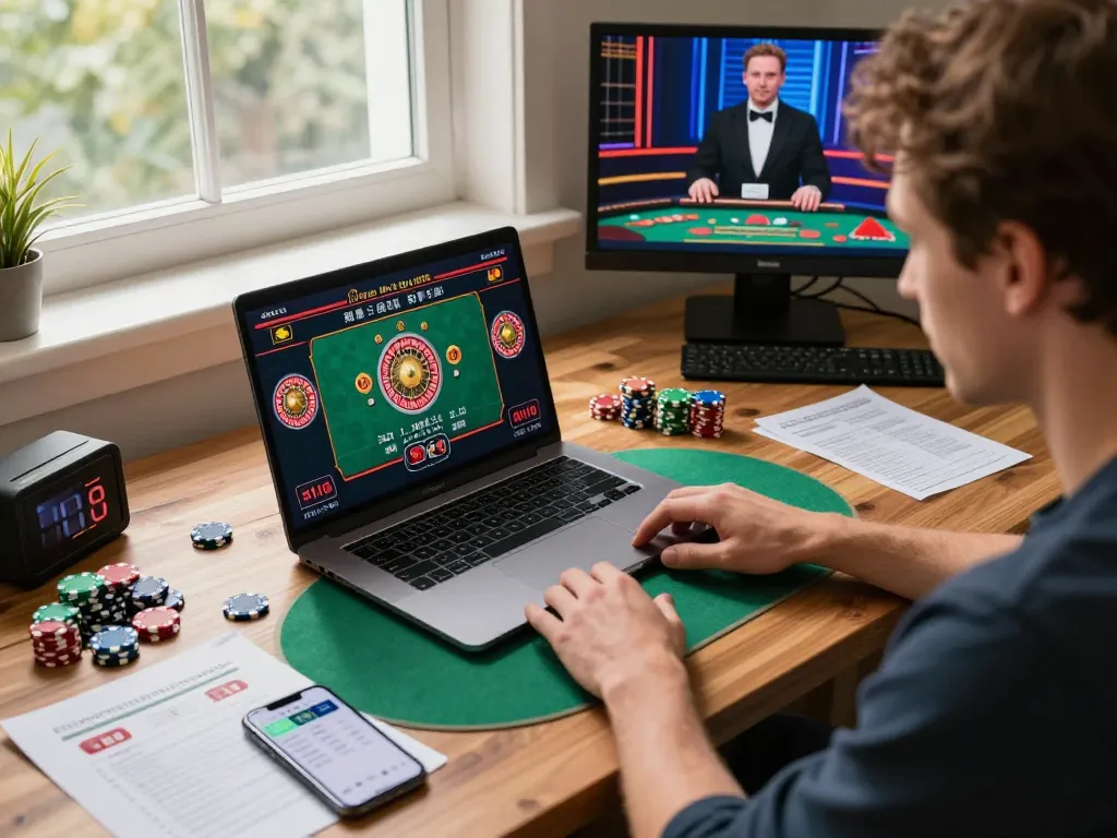 Engaging in online roulette gameplay on XX88, showcasing strategic betting and comfortable atmosphere.