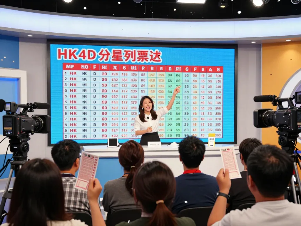 Live HK lottery draw showing results with excitement and audience engagement