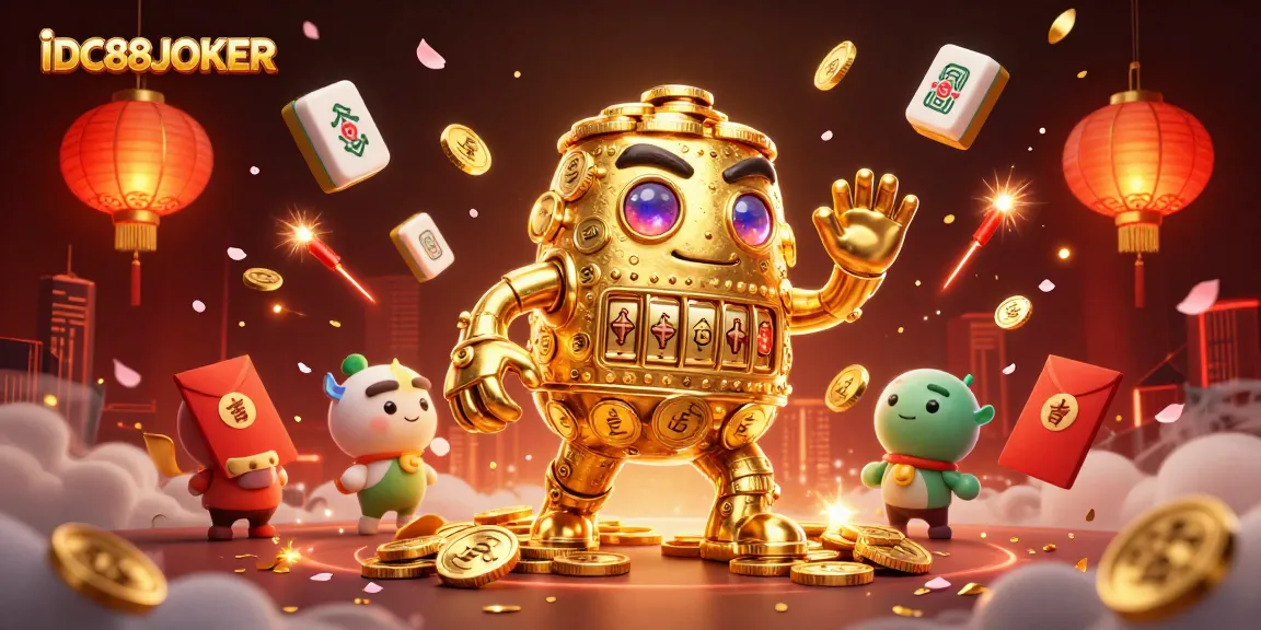 Join the excitement at IDC88JOKER and win jackpots with vibrant casino-themed elements.