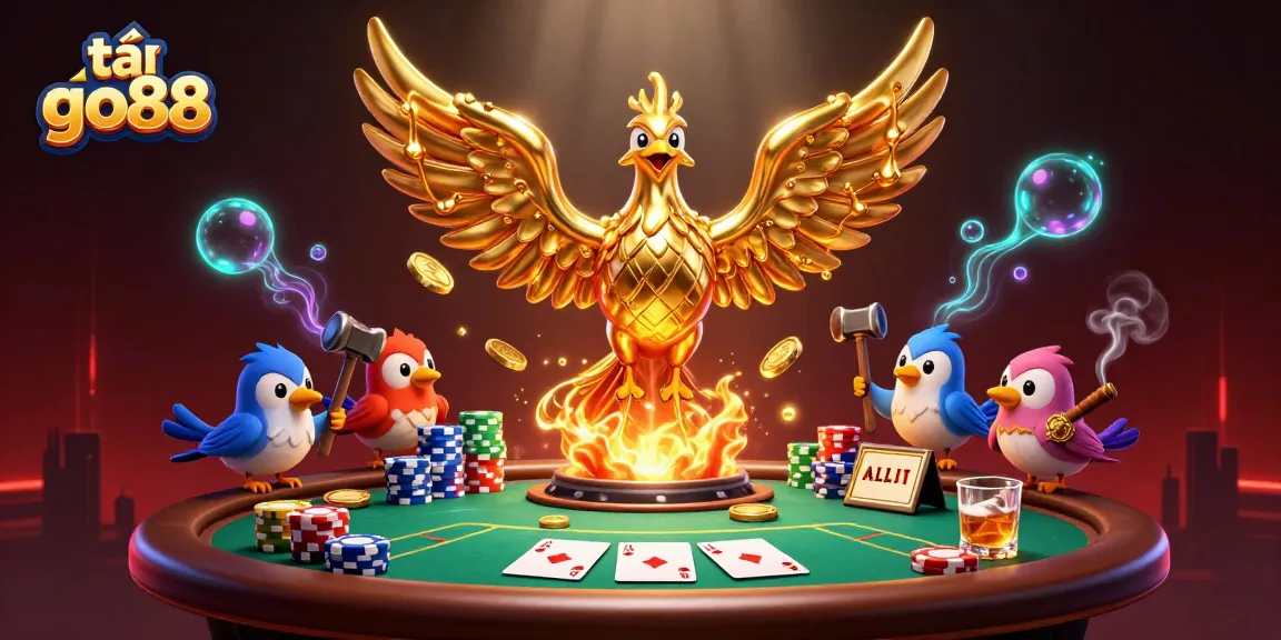 Engage with tải go88 and explore captivating casino games in a vibrant illustration.