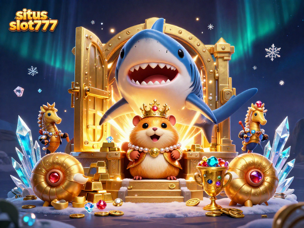 Sparkling treasures and the magical hamster king in the dynamic scene of situs slot777 for online slot gaming