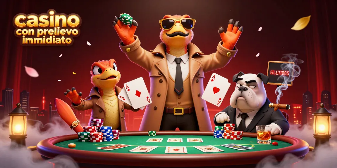 Scopri i casinò online con prelievo immediato nel vivo di un'illustrazione 3D animata