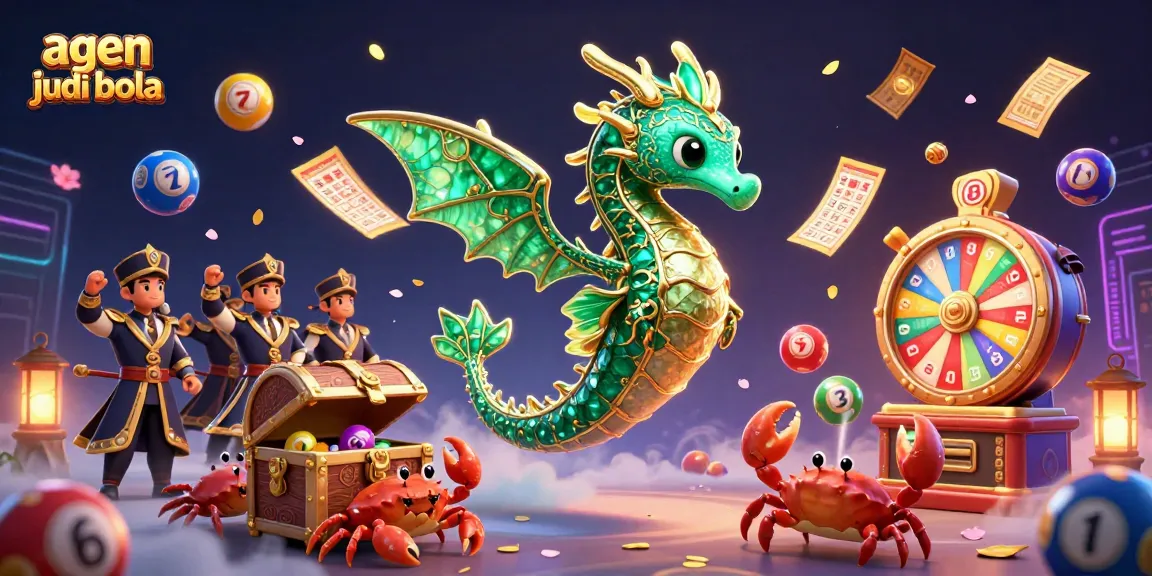 Engage in thrilling agen judi bola action with vibrant lottery elements and charming sea creatures.