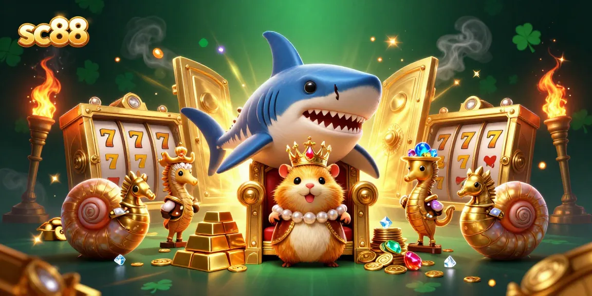 Engage with the thrilling sc88 casino world featuring a golden hamster king and treasure vaults.