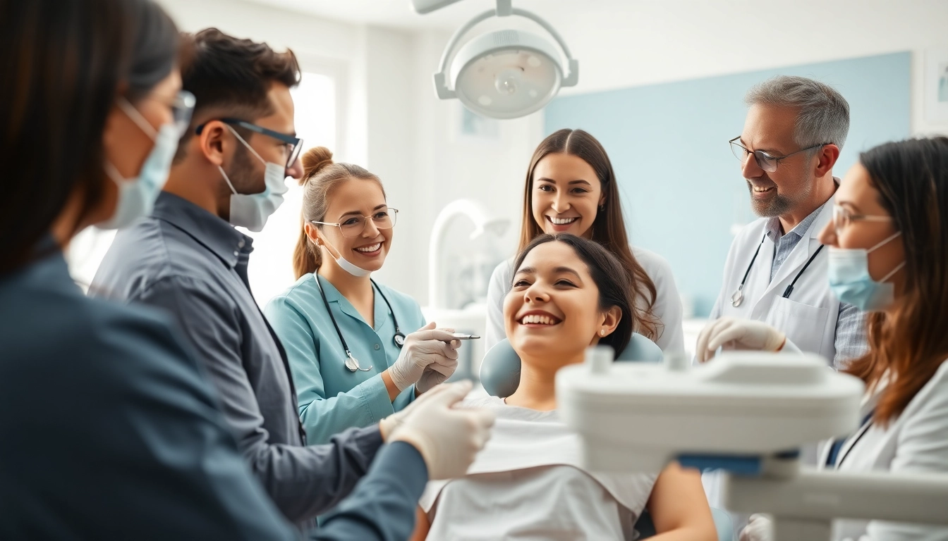 Patients experiencing care at newsmilelife dental clinic, showcasing a friendly consultation setting.
