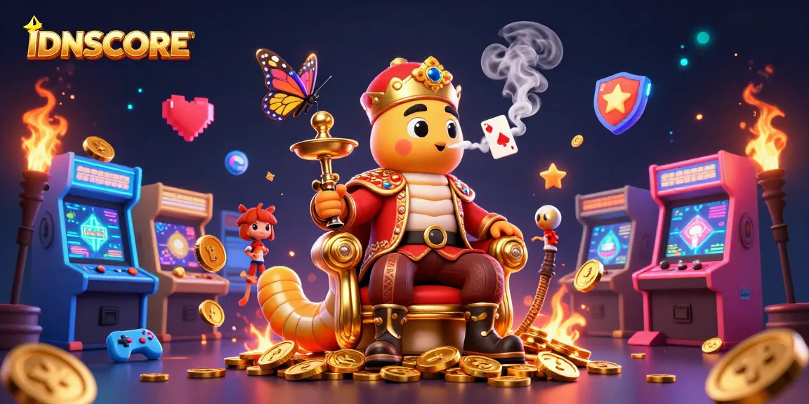 Experience high-stakes gaming with IDNSCORE in a vibrant casino environment.