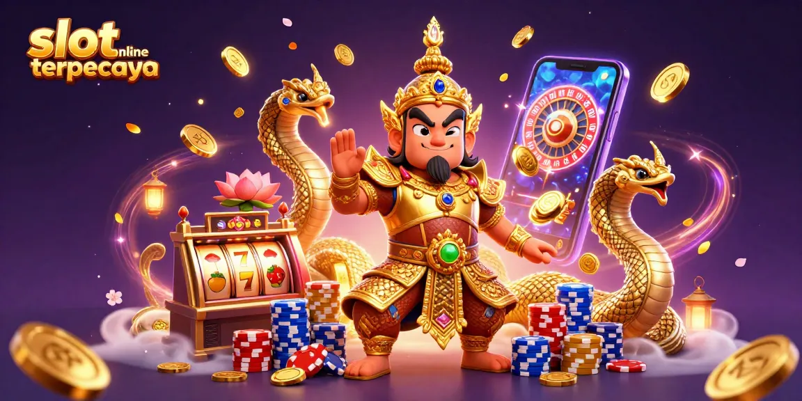 Experience the magic of slot online terpercaya with vibrant characters and engaging casino elements.
