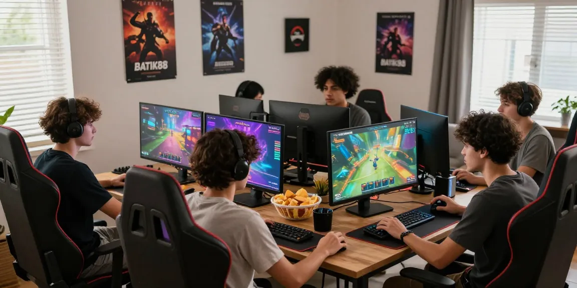 Pengalaman bermain game online di BATIK88, menampilkan pemain berdedikasi dan suasana nyaman.