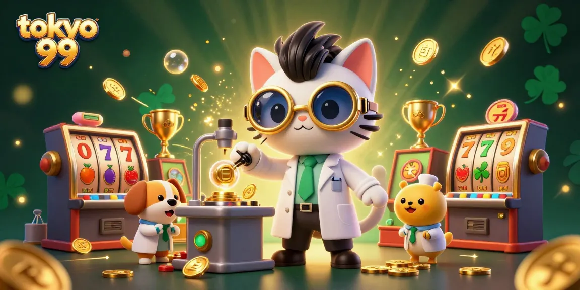 Jelajahi slot menyenangkan di tokyo 99 dengan karakter lucu dalam suasana kasino yang ramai.